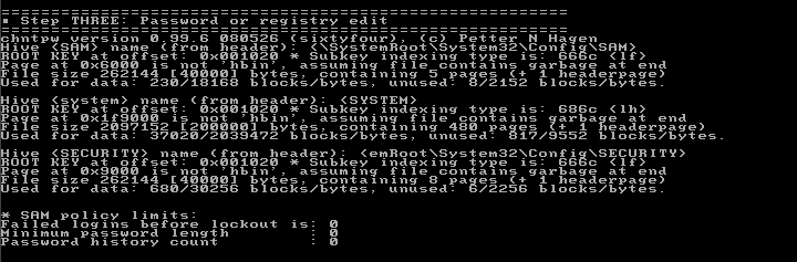 Loading Windows registry