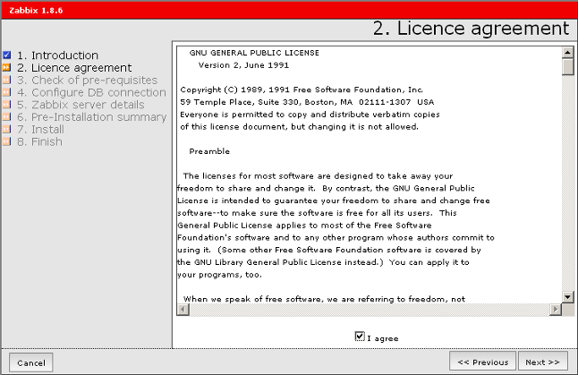 License agreement